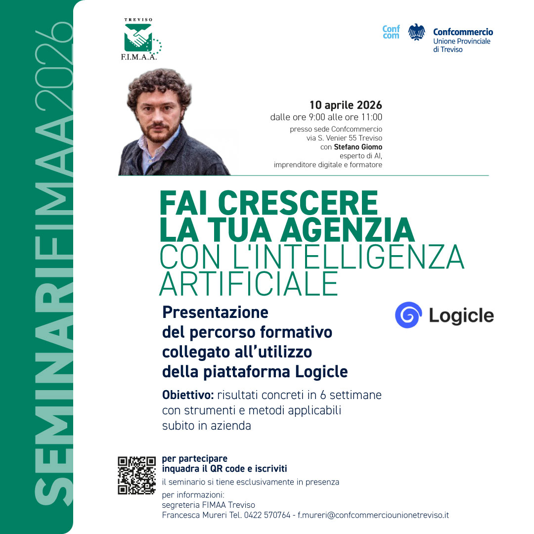 Fai crescere la tua agenzia con l’Intelligenza Artificiale - seminario 10.4.2026
