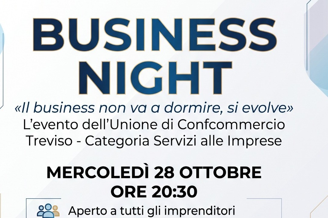 Business Night: mercoledi 28 ottobre ore 20,30 