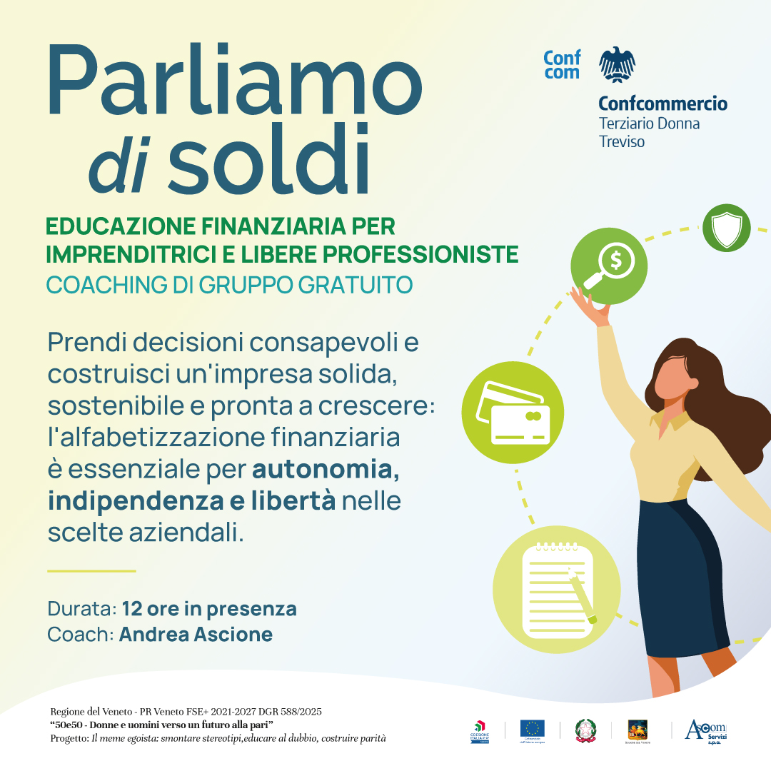PARLIAMO DI SOLDI - educazione finanziaria per imprenditrici