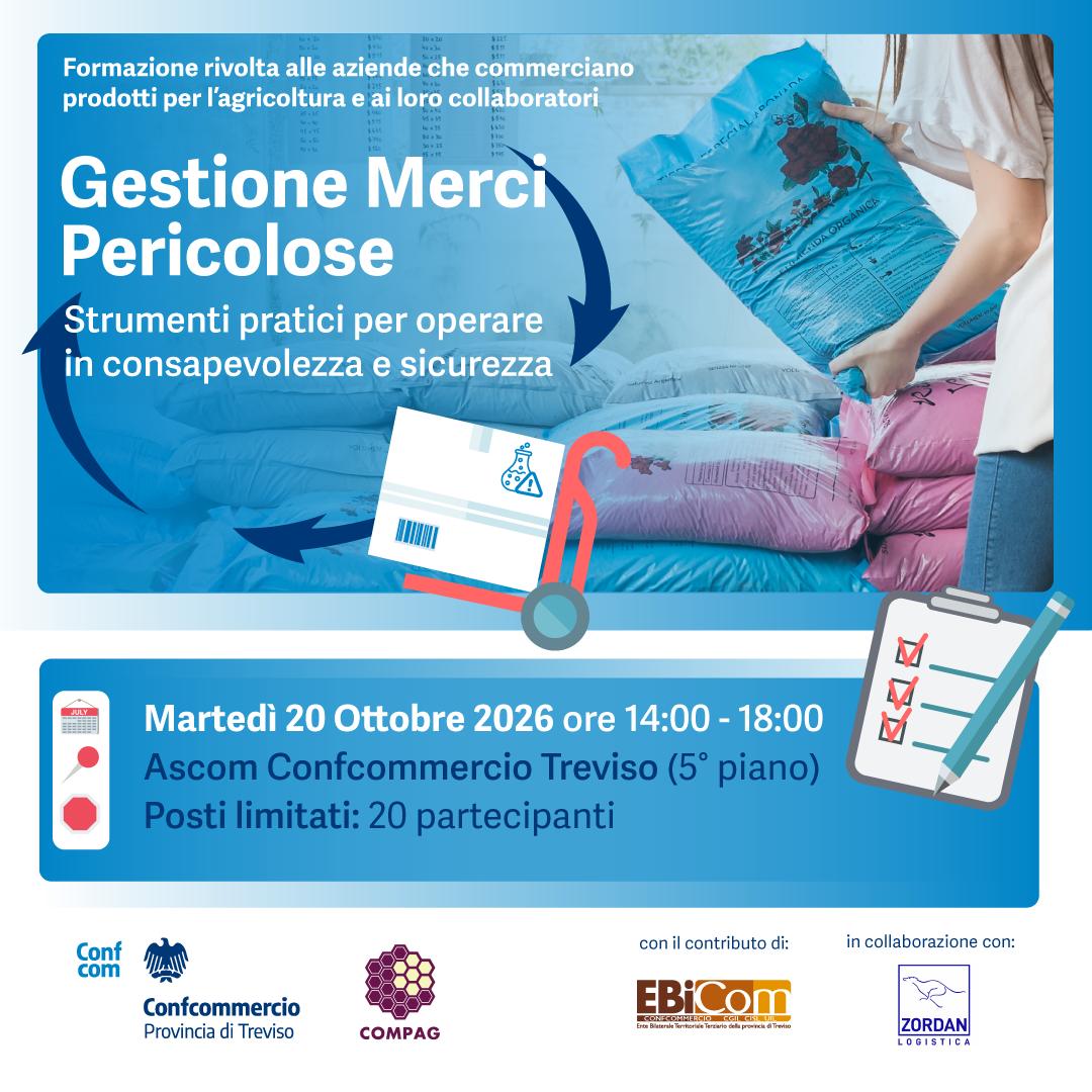 Corso di formazione sulla gestione delle merci pericolose